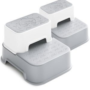 2 Step Stool for Kids (2 Packs),Toddler Stool for Bathroom Sink,Potty Training